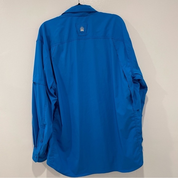 Alaskan Hardgear by Duluth Trading Co. XL Blue Button-Up Shirt Outdoor/Utility - Picture 6 of 16